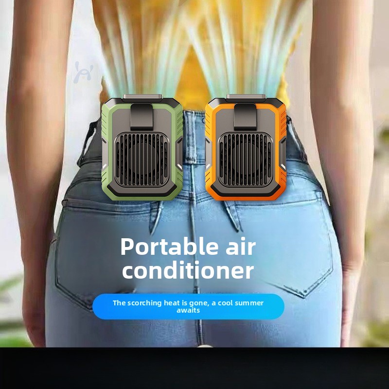 Waist Mount Clip on Fan USB Re - đánh giá và giá Outdoor Camping Ventilator