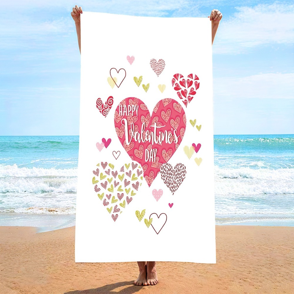 Heart Symbol Bath Towel 27x55i - đánh giá và giá Outdoor Camping Blanket
