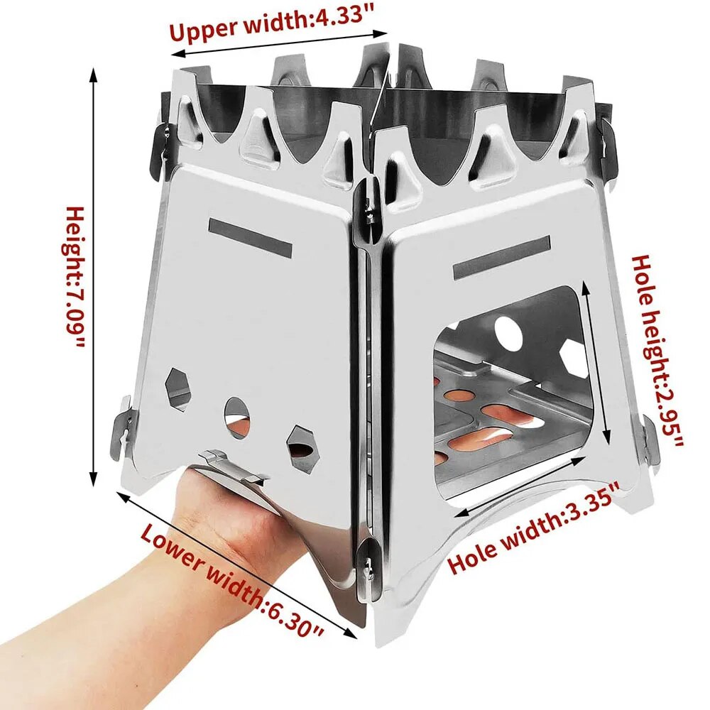 Xách Tay Cắm Trại Gỗ Bếp Với T - đánh giá và giá Outdoor Camping Stove Wood